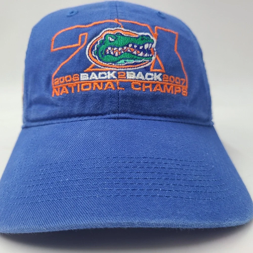 Florida Gators Hat Strapback (Fits Small) Nike 2006 2007 Back to Back Champions‎
